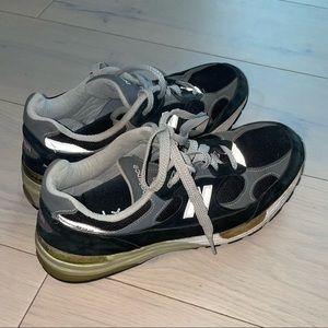 New balance 922 Black/grey Suede Sneakers Size 10